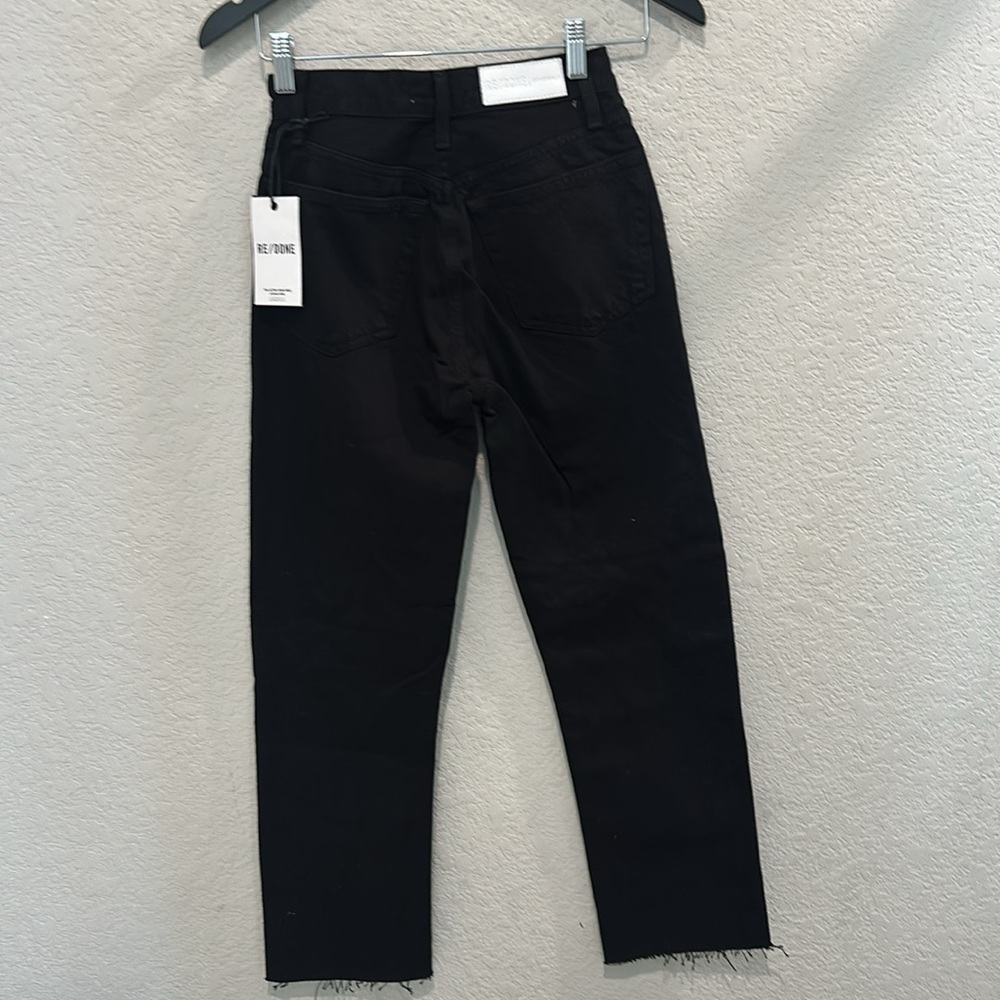Re/done 70 s ultra high rise stove pipe jeans size 23 NWT - Picture 5 of 8
